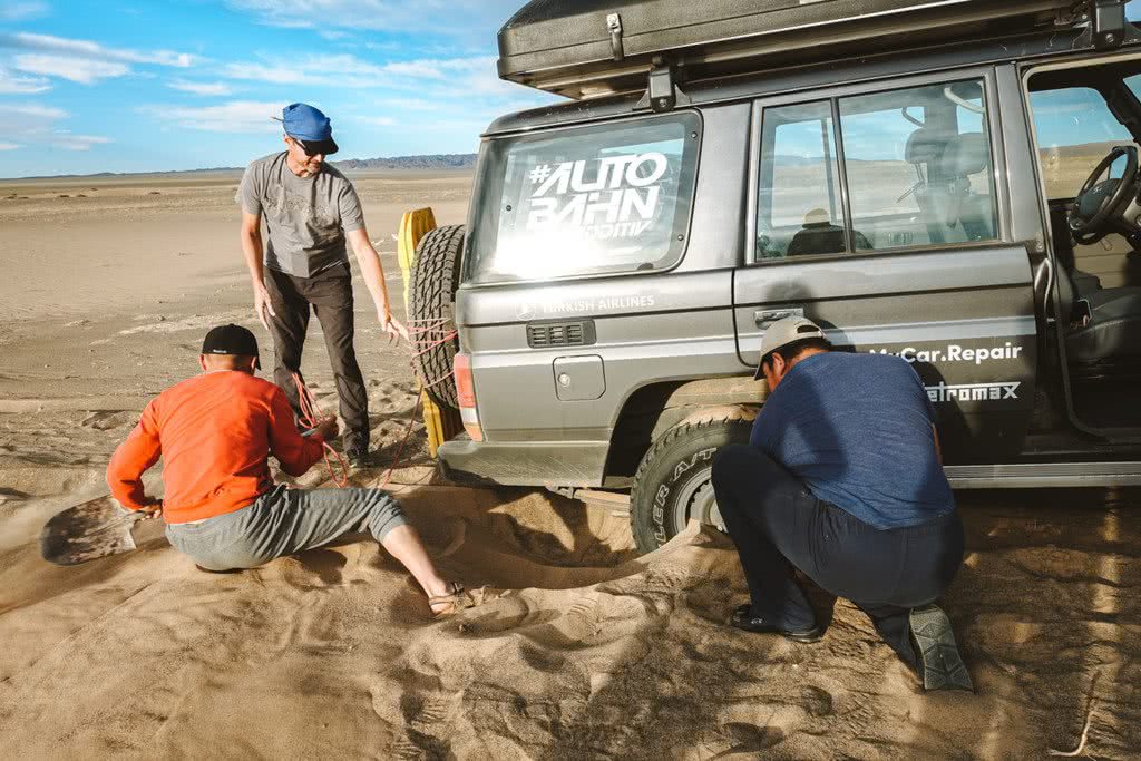 Vehicle insurance upgrade for Gobi Bear Route